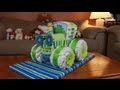 Tractor Diaper Cake (How To Make)