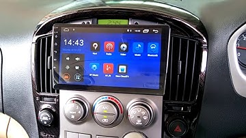 Hyundai starex Convex Android Lite CL-109AD 9 inch android big screen gps hd player with oem socket