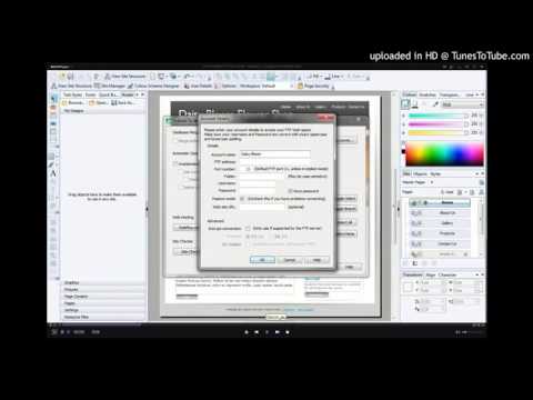 Serif WebPlus X7-X8 Tutorial - Hosting 2- Configuring WebPlus