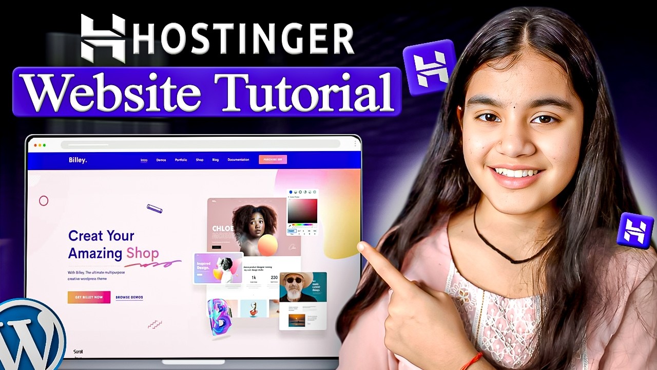 How to create a website using ai for free | Hostinger Tutorial - YouTube