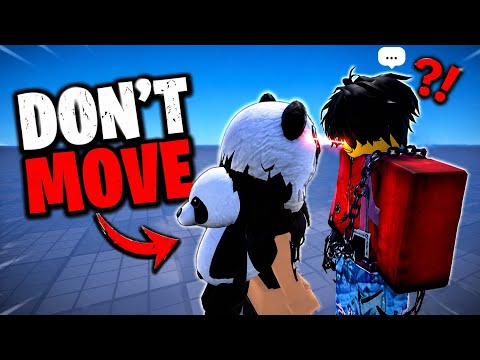 Staring at strangers in Roblox to see their reactions(DAY 1)🔥 #roblox #funnymoments