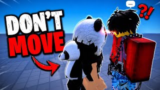 Staring at strangers in Roblox to see their reactions(DAY 1)🔥 #roblox #funnymoments