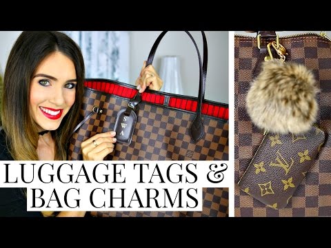 Louis Vuitton, Accessories, Louis Vuitton Luggage Tag Bag Charm