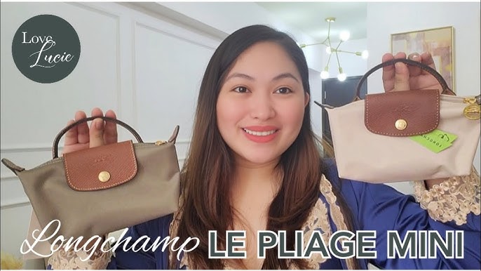 LONGCHAMP LE PLIAGE POUCH With Handle to mini CROSSBODY bag