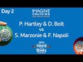 World Indoor Bowls Championship 2023 - P.Hartley &amp; D.Bolt vs S.Marzonie &amp; F.Napoli - Day 2 Match 2