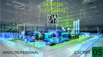 #5 C SCRIPT WINCC PROFESSIONAL IN TIA PORTAL - ACTIVATESCREEN & ACTIVATENEXTSCREEN
