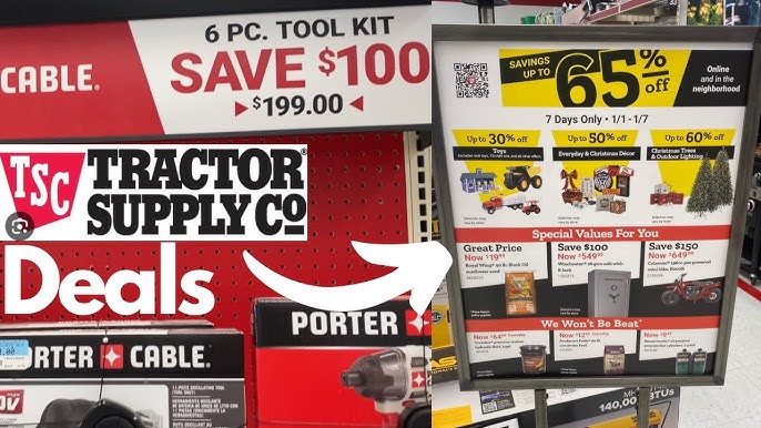 Tractor Supply stores clearance on all the hand tools they had pre-holidays  : r/Dewalt