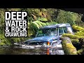 West Coast ROCK CRAWLING and River WHEELING!!! Deep Water Offroading and 4WD Exploration! V8 Discos!