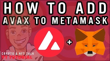 How to add the #AVALANCHE ($AVAX) Network to MetaMask