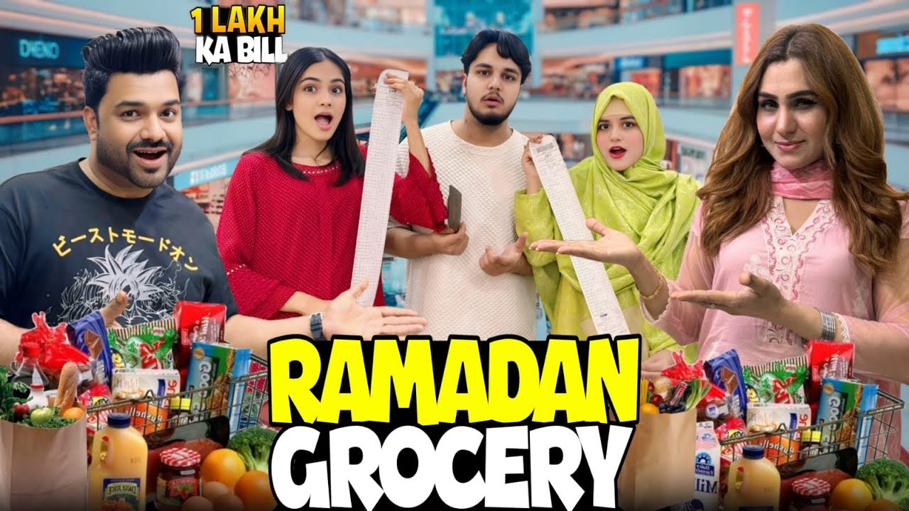 RAMADAN GROCERY DONE // 1 LAKH KA BILL BANA DIYA // RAMADAN MUBARAK COUSINOLOGY ARMY