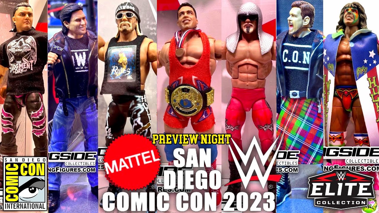 INSANE WWE FIGURE REVEALS AT SDCC 2023 PREVIEW NIGHT! YouTube