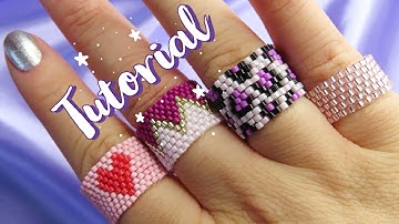 How To Make A Peyote Stitch Ring (Even Count)