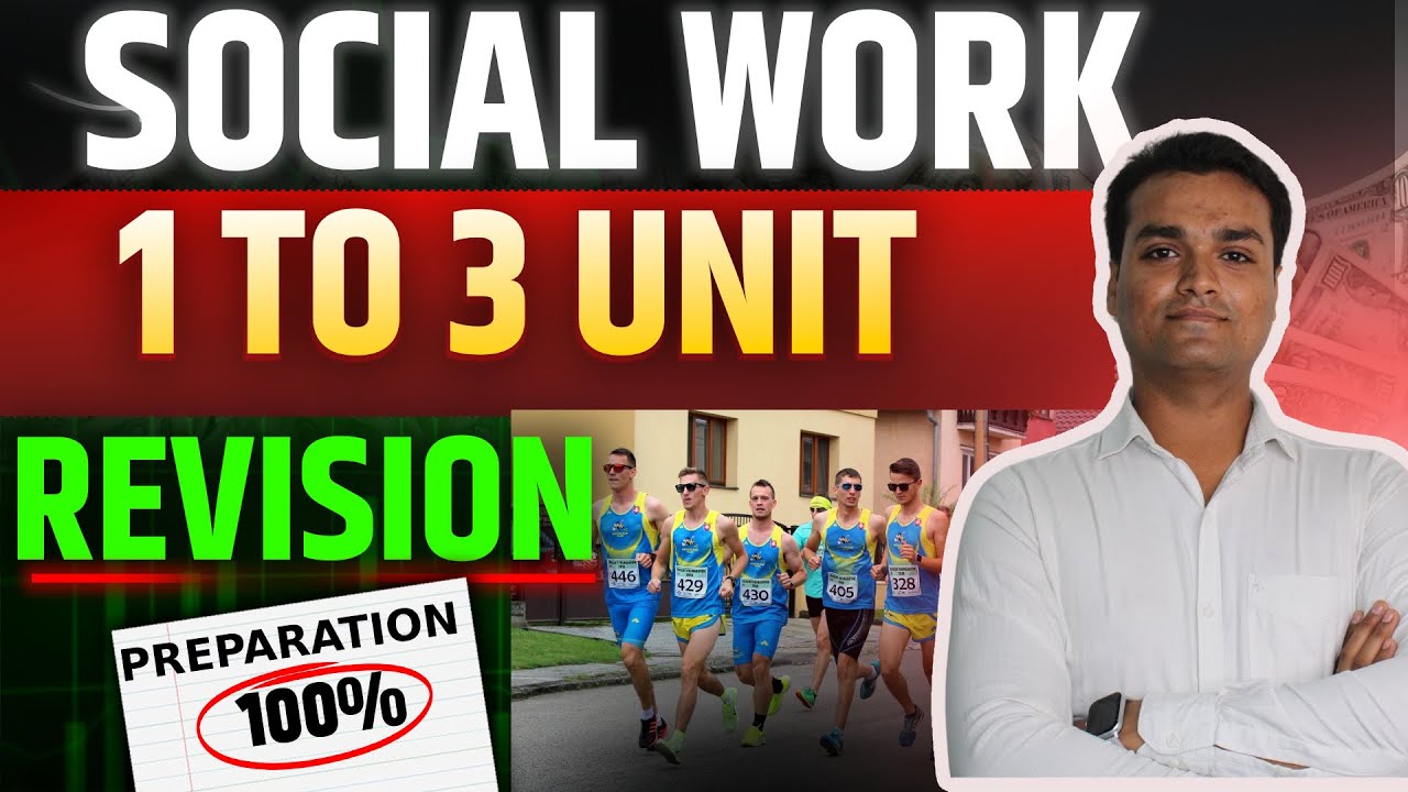 UGC NET Social Work LIVE 🔴 | Unit 1–3 Complete Revision in One Class 🔥 | Exam-Oriented Strategy