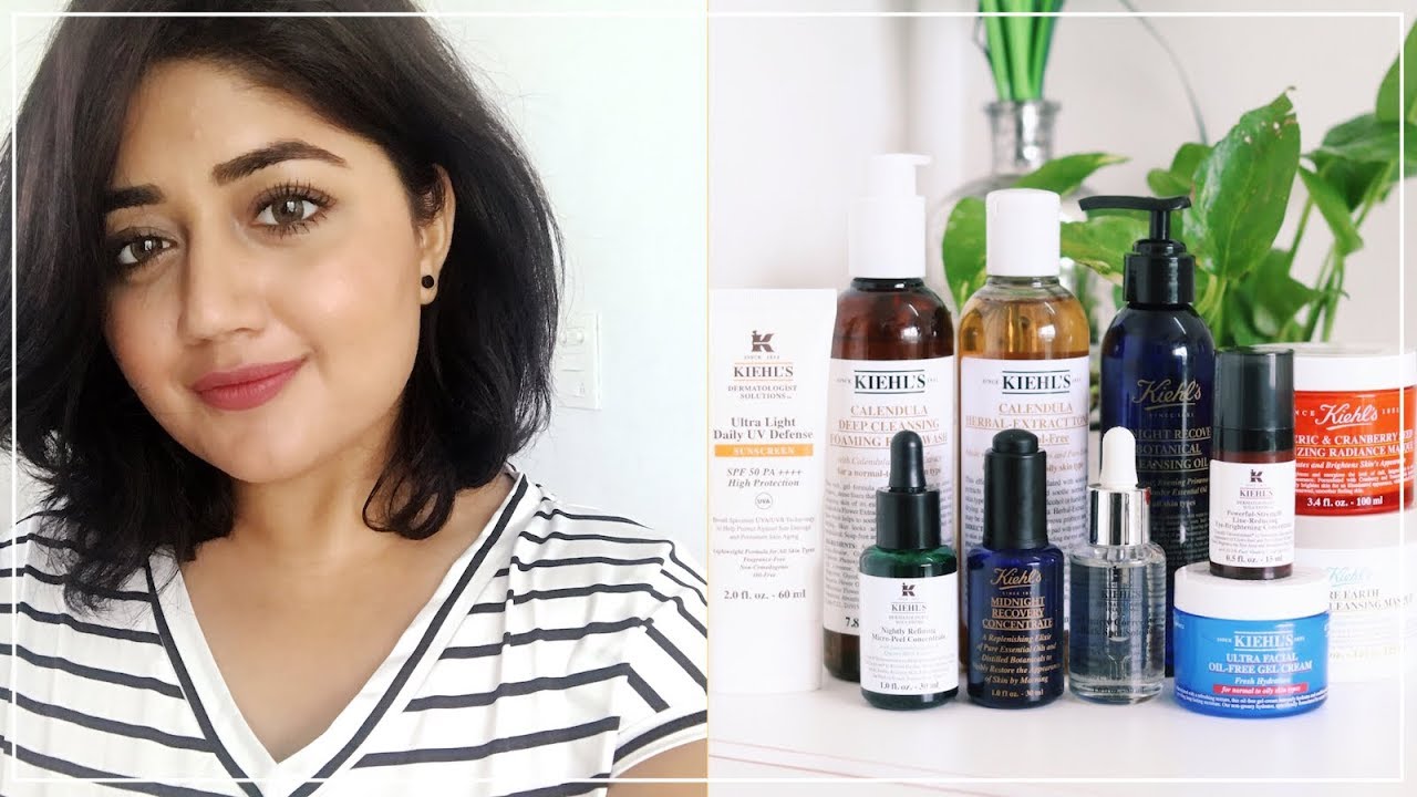 kiehls face routine