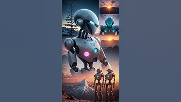 robots or aliens - the invasion #ai #robot #alien