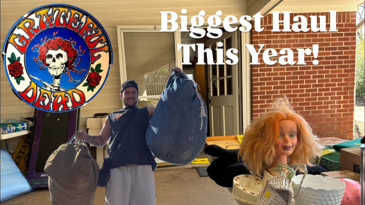 Каждый шкаф был забит винтажными вещами! + Удачная покупка!