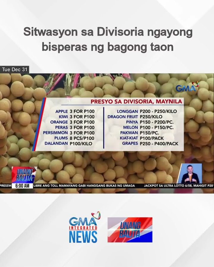 Sitwasyon sa Divisoria ngayong bisperas ng bagong taon | Unang Balita