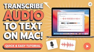 How To Transcribe Audio To Text On MAC | Speech To Text On MAC