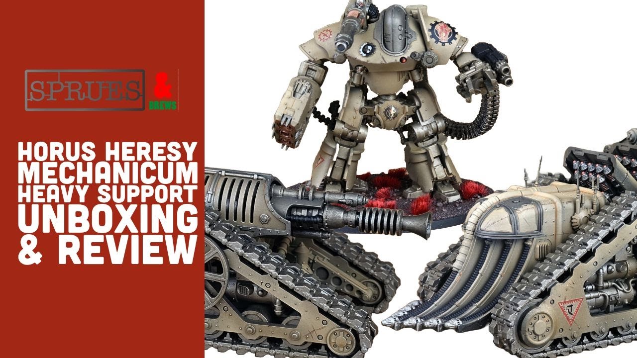 Mechanicum Heavy Support Force Unboxing and Review - Warhammer The Horus Heresy