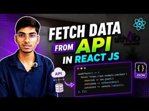 ReactJS Tutorial - How To Get Data From API Using Fetch API | ReactJS Tutorial in Hindi #coding