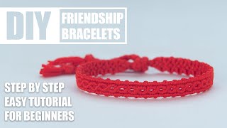 Infinity Loop | Friendship Bracelets Step by Step Tutorial | Easy Tutorial for Beginner