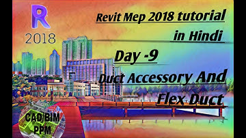 Types Of Duct Accessory  And Flex Duct in Revit Mep