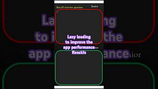 ⚛️Have you tried loading components lazily with Lazy loading and Suspense- #shorts #viral #coding