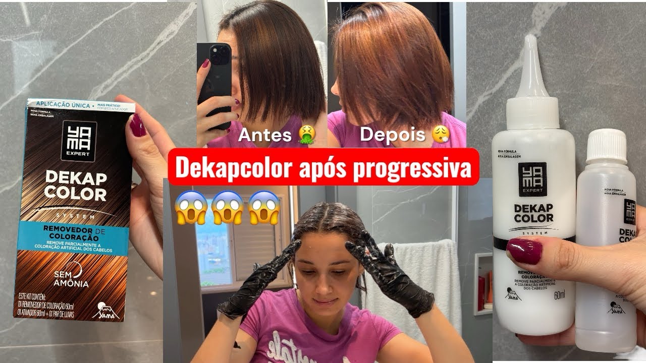 Dekap Color após Progressiva Select One | Antes e Depois + Dicas pra Não Errar 💥