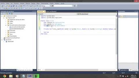 Creación de Procedimientos Almacenados en Visual Studio 2010 - SQL Server 2008