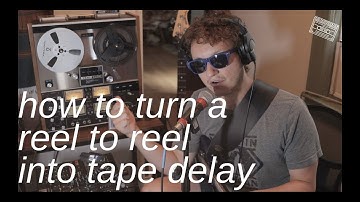 How to create reel to reel tape delay & echo using a TEAC A-2340 ||| MADE ON TAPE
