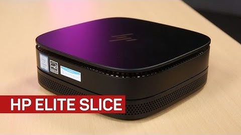 The HP Elite Slice is a sleek take on the business desktop