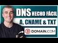 Cómo agregar registros DNS con Domain.com (A, CNAME, TXT) | Tutorial completo para principiantes