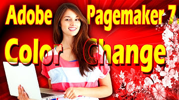 aobe pagemaker 7.0  color change || Pagemaker tutorial