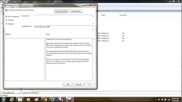 How to Disable Access to The Control Panel in Windows
