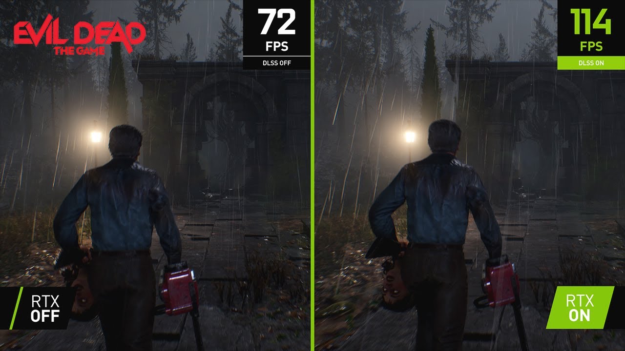 Evil Dead: The Game  4K NVIDIA DLSS Comparison 