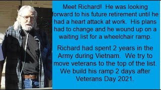 2021 11 Richard 42' Wheelchair Ramp Time Lapse