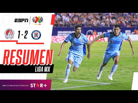 ¡EL LÍDER CAYÓ SOBRE EL FINAL EN UN PARTIDAZO VIBRANTE! | Atl. San Luis 2-1 Cruz Azul | RESUMEN