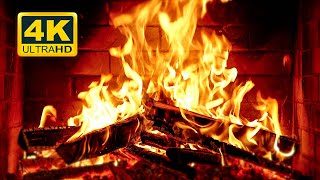  Cozy Fireplace 4K 12 Hours Fireplace With Crackling Fire Sounds Crackling Fireplace 4K