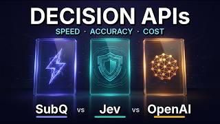 SubQ vs Jev vs OpenAI Decisions API: Speed, Accuracy & Cost Benchmark