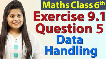 Question 5 - Ex 9.1 - Data Handling - NCERT Maths Class 6th - Chapter 9