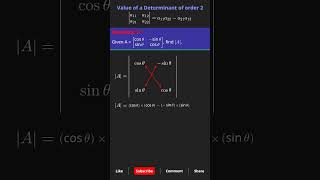 #5 of 5 : Mastering the 2x2 Determinant in Under 20 Seconds! #math #mathematics #matrices