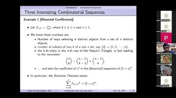 2022 Symposium on Combinatorics and Probability - Antar Bandopadhyay