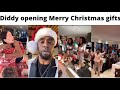 Sean Combs (Diddy) showing her family gifts on Merry Christmas|Diddy Daughters December 25, 2020