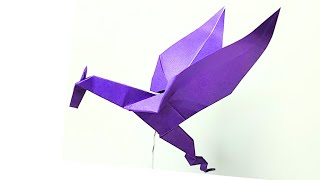 How to make the Dragon with origami simple Easy tutorial - YouTube