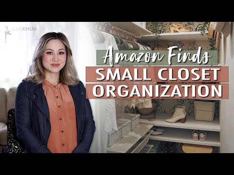 Small Closet Organization Ideas - Amazon Must Haves | Julie Khuu