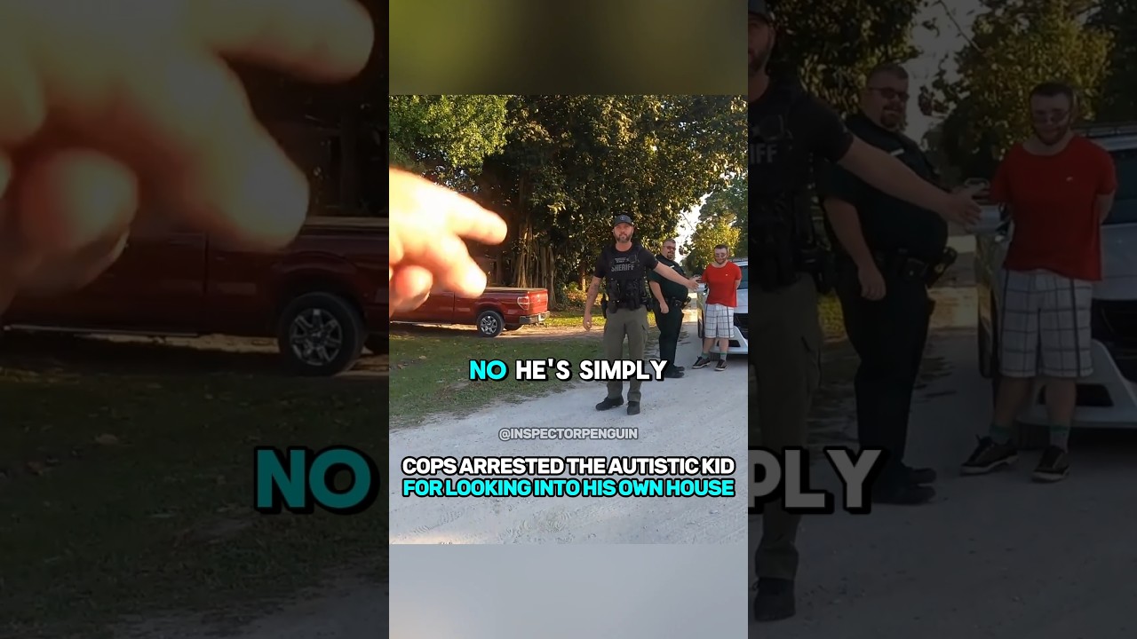 Полиция арестовала ребенка-аутиста за то, что он заглянул в свой собственный дом 🤯