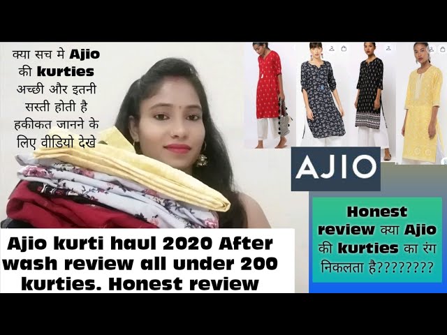 Top 130+ ajio kurti haul under 200 super hot