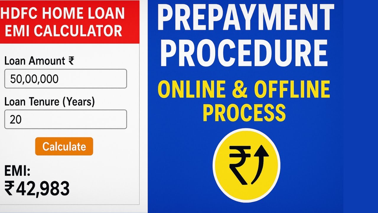 Home Loan Partial Payment Calculator Hdfc