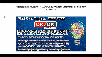 Accurate and Robust Object SLAM With 3D Quadric Landmark Reconstruction in Outdoors