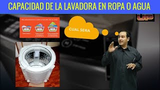 lavadoras digitales cuanta ropa realmente lavan dependiendo su capacidad???